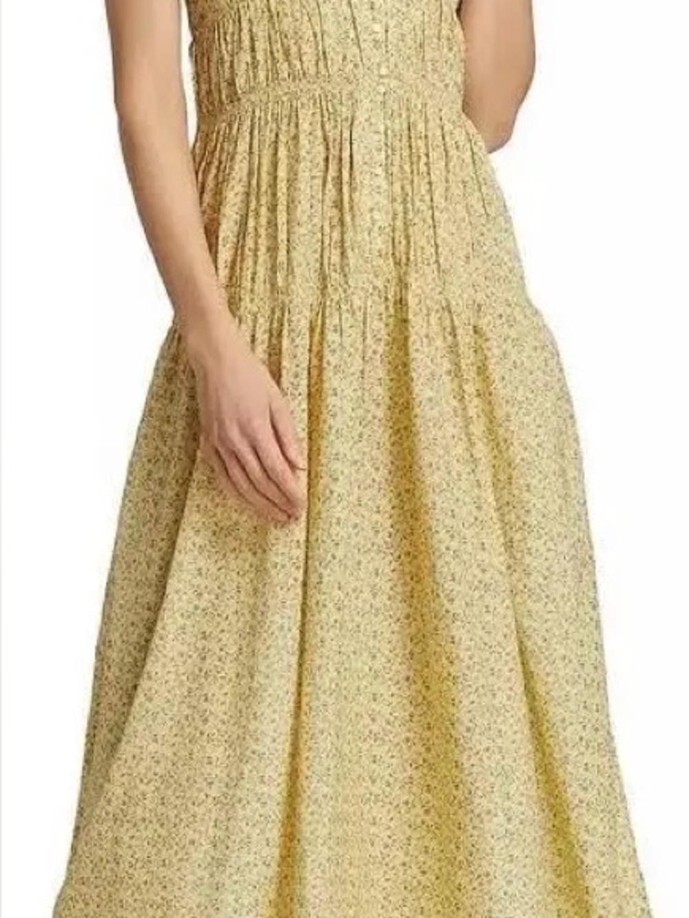 Doen Irina Yellow Floral Maxi Dress - Picture 3 of 13